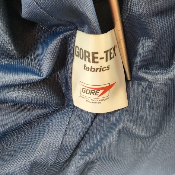 VTG ProQuip Jacket Mens Medium Blue Green Plaid Waterproof Hidden Zipper Tartan - Picture 14 of 16